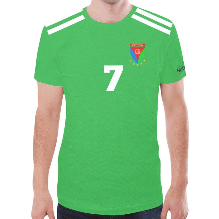 Eritrea football National team Men Jersy Green New All Over Print T-shirt for Men (Model T45) - Natna Shop