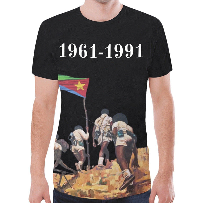 Eritrea martry day t-shirt blue 1961-1991 - Natna Shop