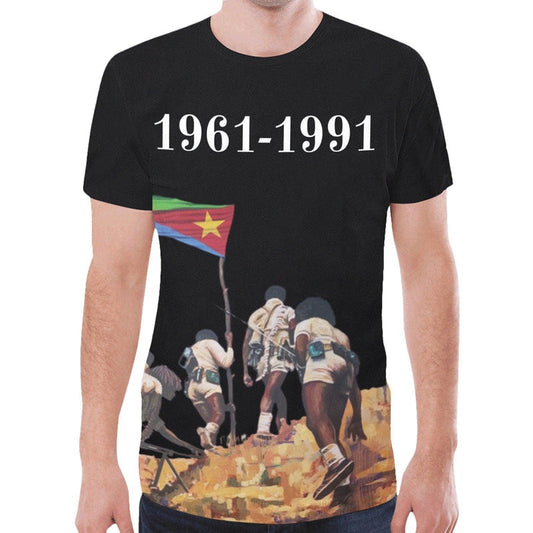 Eritrea martry day t-shirt blue 1961-1991 - Natna Shop