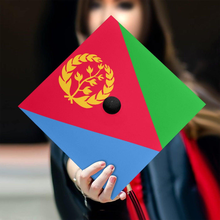Eritrean Flag Graduation Cap Topper - Natna Shop