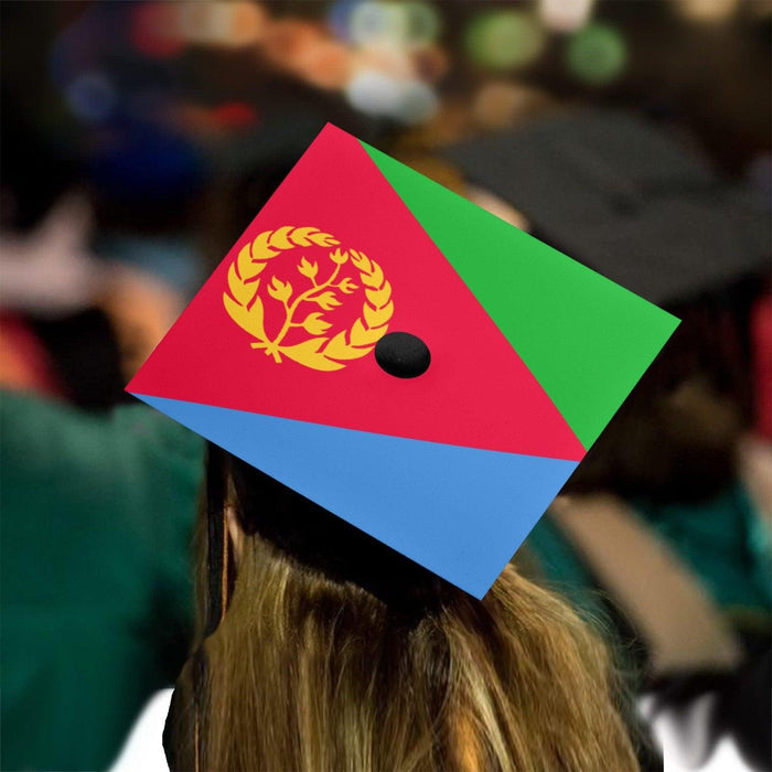 Eritrean Flag Graduation Cap Topper - Natna Shop