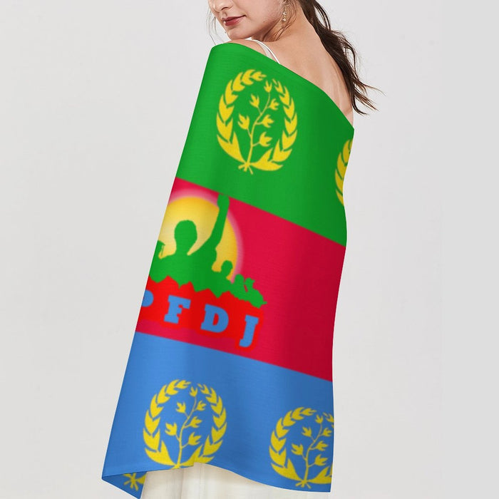 Eritrean Flag Proud Tassel scarf Tassel Scarf