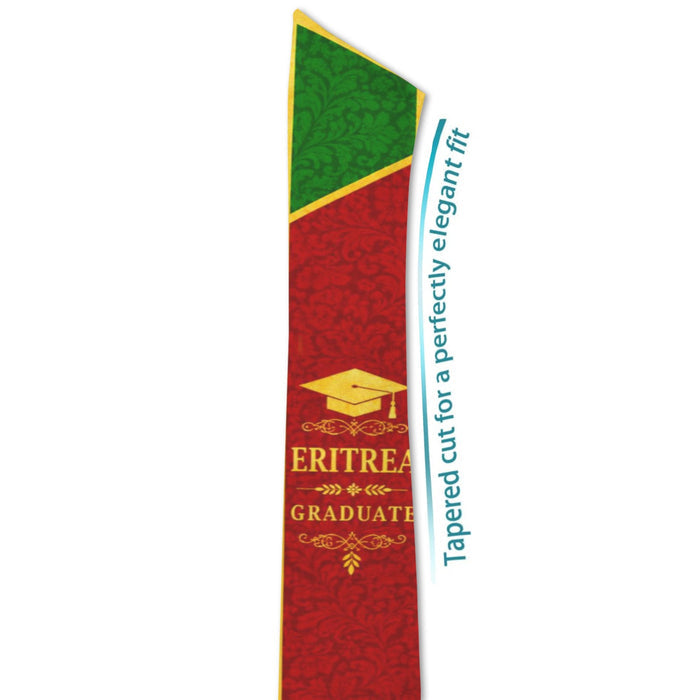 Eritrean graduation stole tapered cut for children