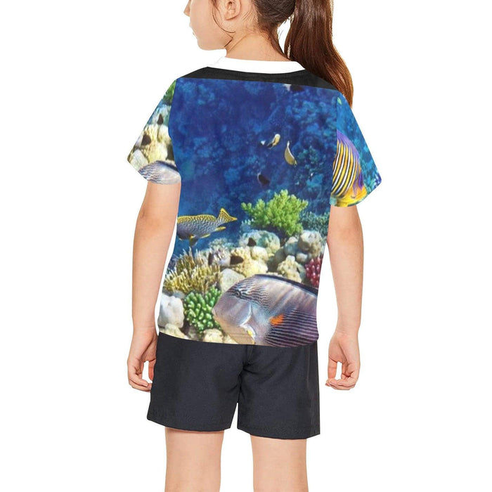 Eritrean red sea t-shirt for kids Crew Neck - Natna Shop