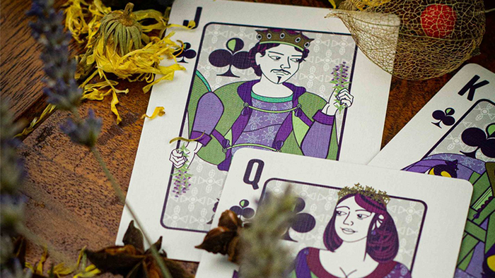 PlayingCardDecks.com-Essential Lavender Playing Cards Cartamundi