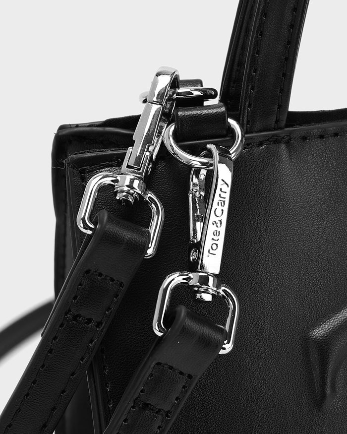Essential Mini Tote in Onyx Black