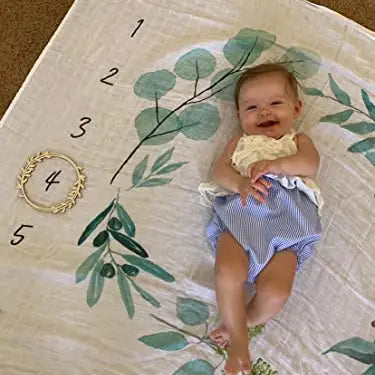 Eucalyptus Milestone Blanket