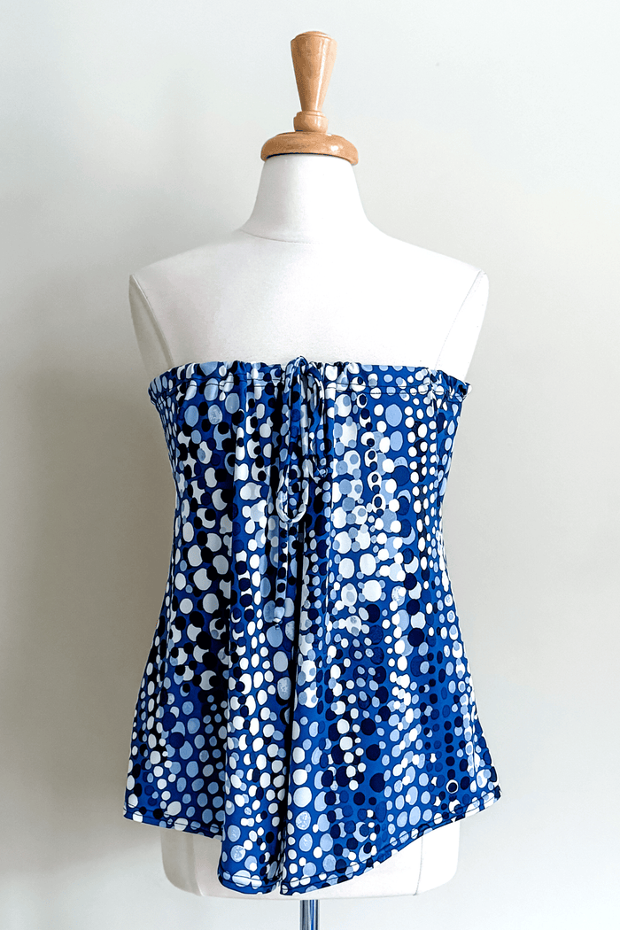 Diane Kroe Evermore Top in Blue Bubble