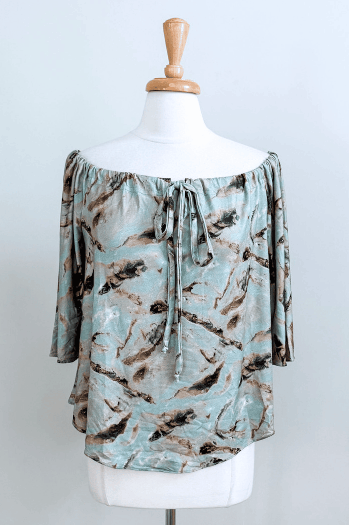Evermore Top in Min Bark Eco Vero from Diane Kroe