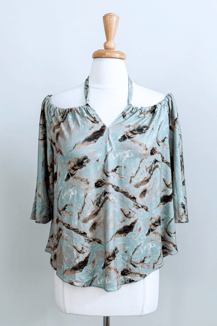 Evermore Top in Min Bark Eco Vero from Diane Kroe