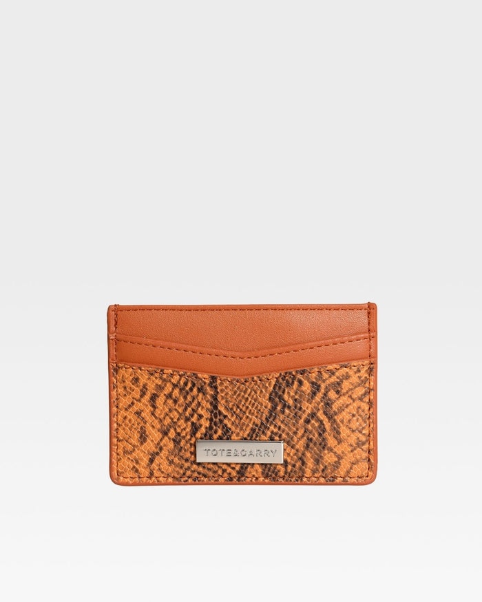PY Card Holder Wallet in Brown
