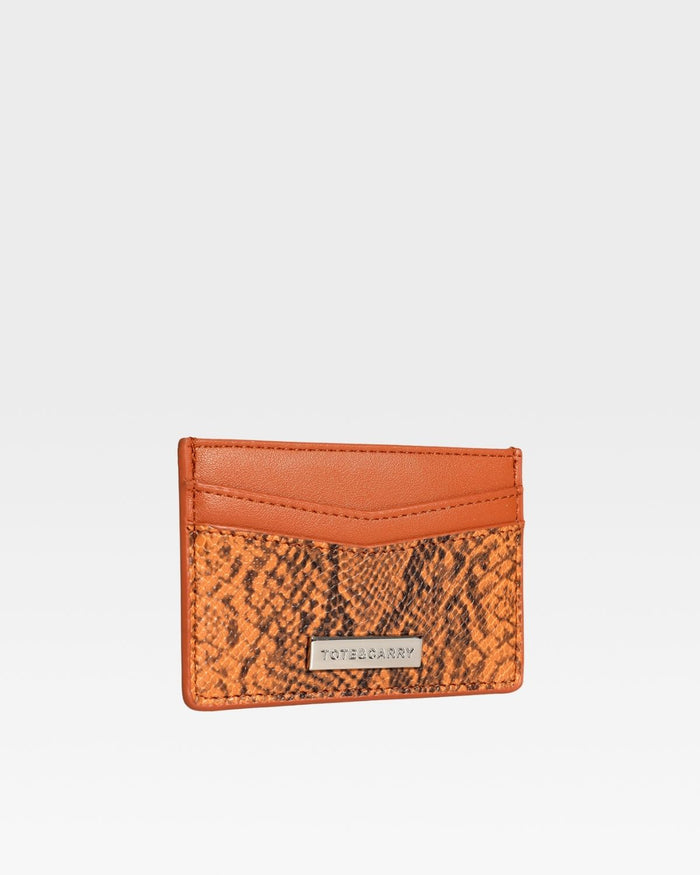 PY Card Holder Wallet in Brown