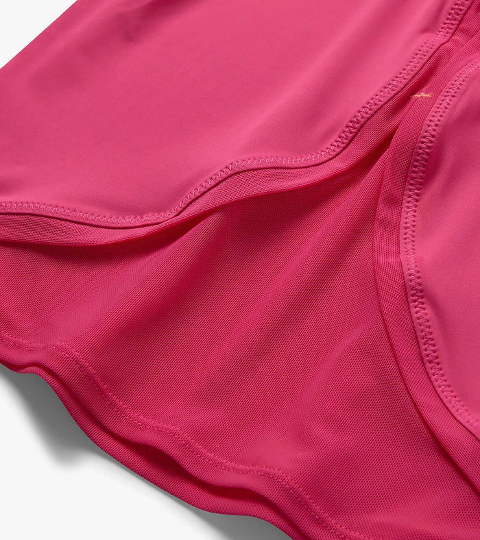 Fandango Pink Mesh Trim Tee