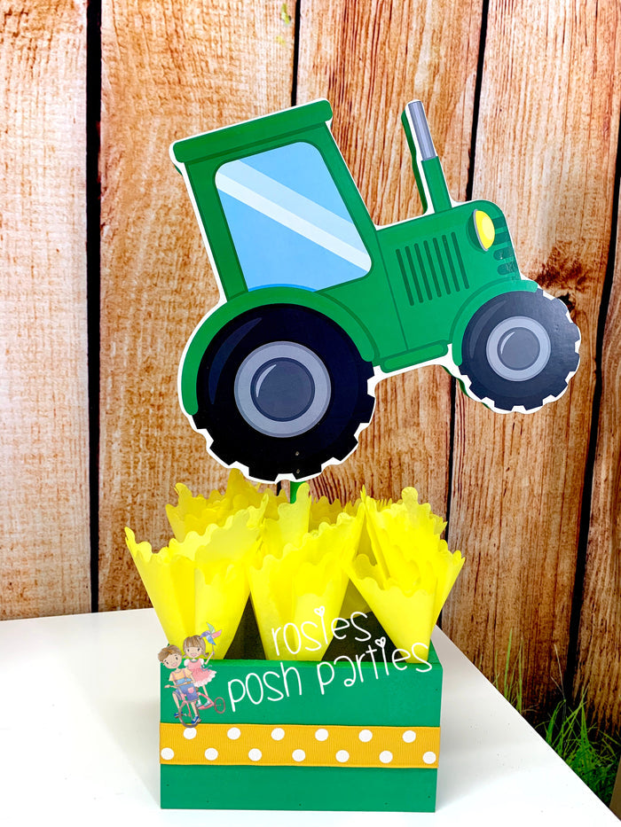 farm theme centerpiece decoration