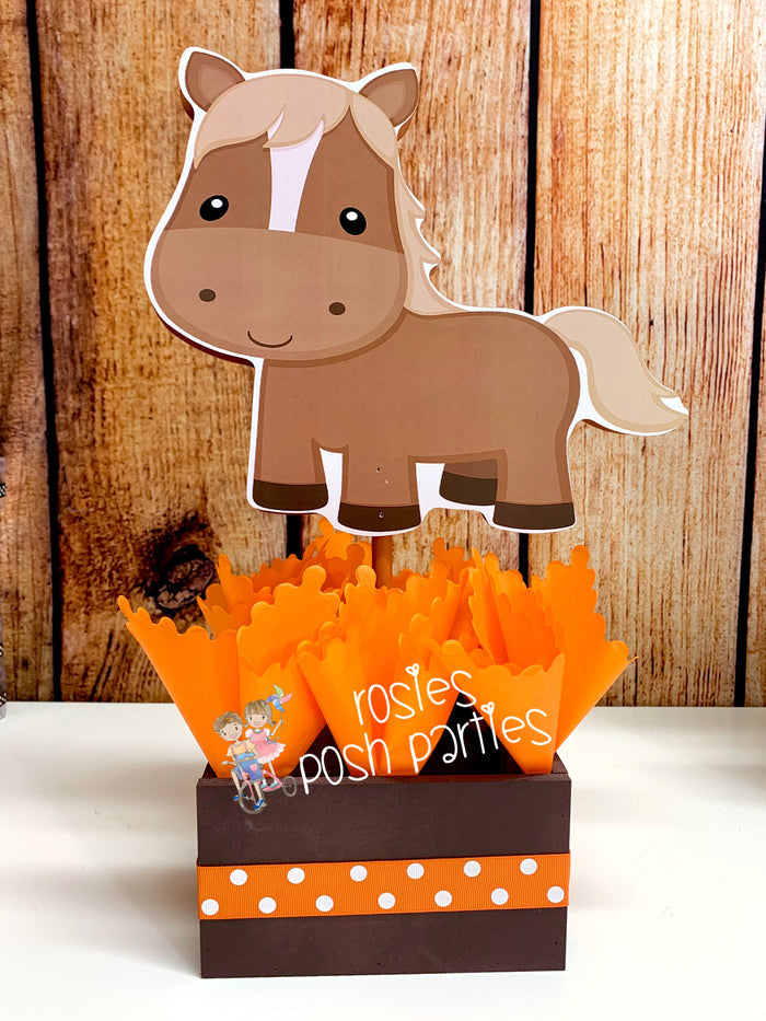Farm Theme Boy Party Centerpiece Decoration INDIVIDUAL