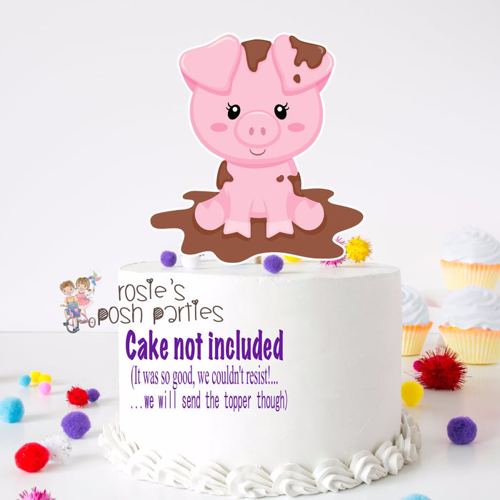 Farm Theme Cake Topper | Farm Theme Party | Farm Birthday | Barn Baby Shower Cake Topper