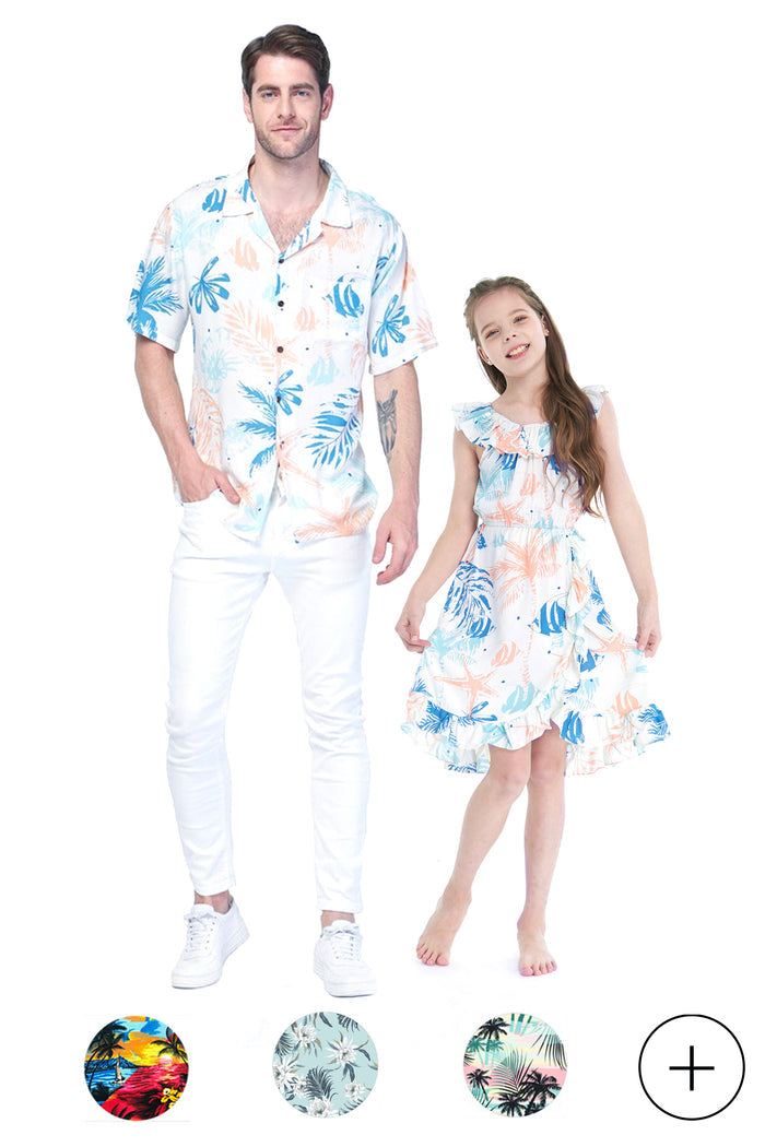 Father Daughter Maui Set in Rayon