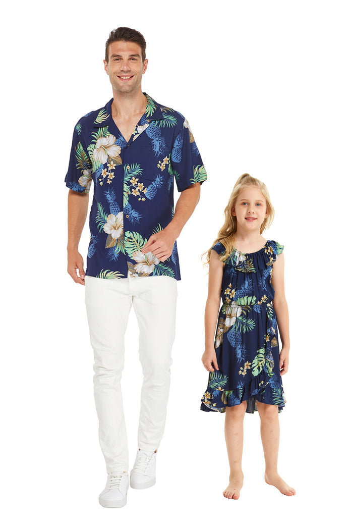 Father Daughter Maui Set in Rayon