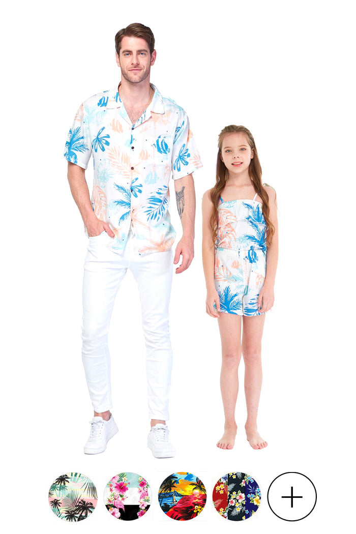 Father Daughter Molokai Set in Rayon
