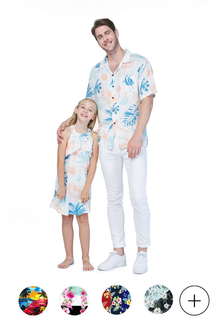 Father Daughter Nani Set in Rayon