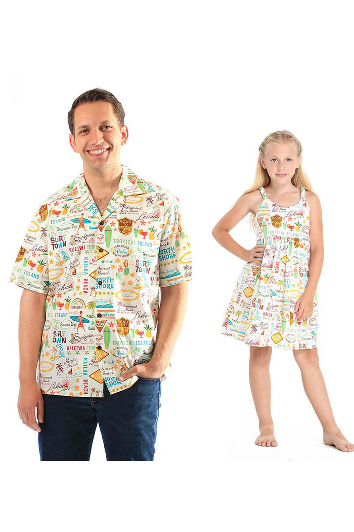 Father Daughter Niihau Set