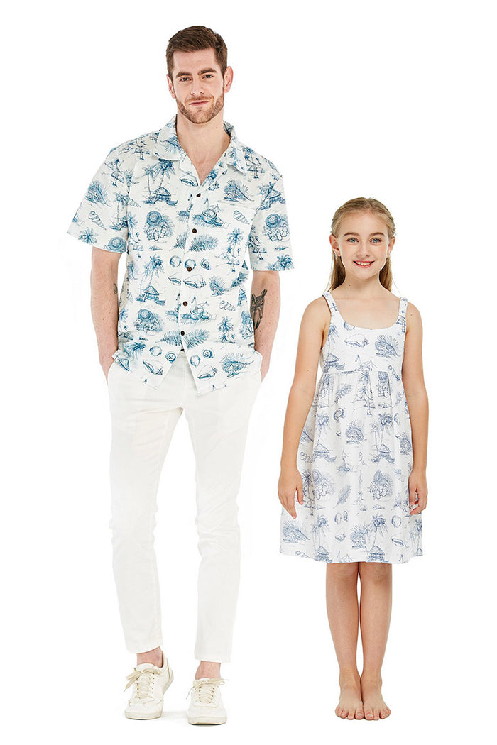 Father Daughter Niihau Set