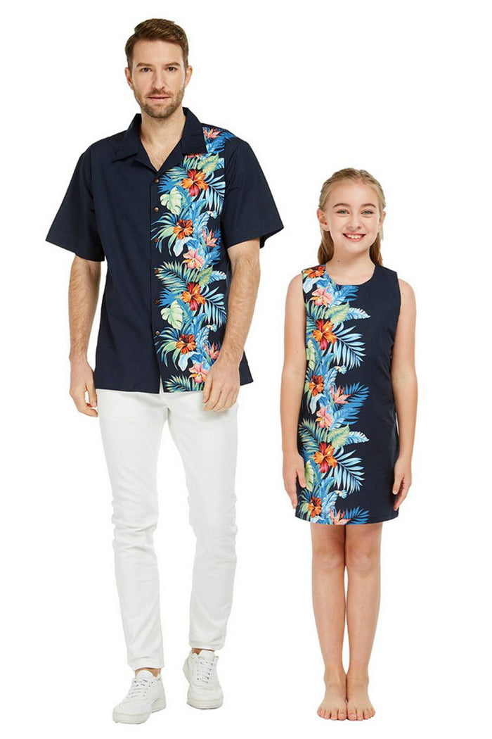 Father Daughter Wai Set in Cotton