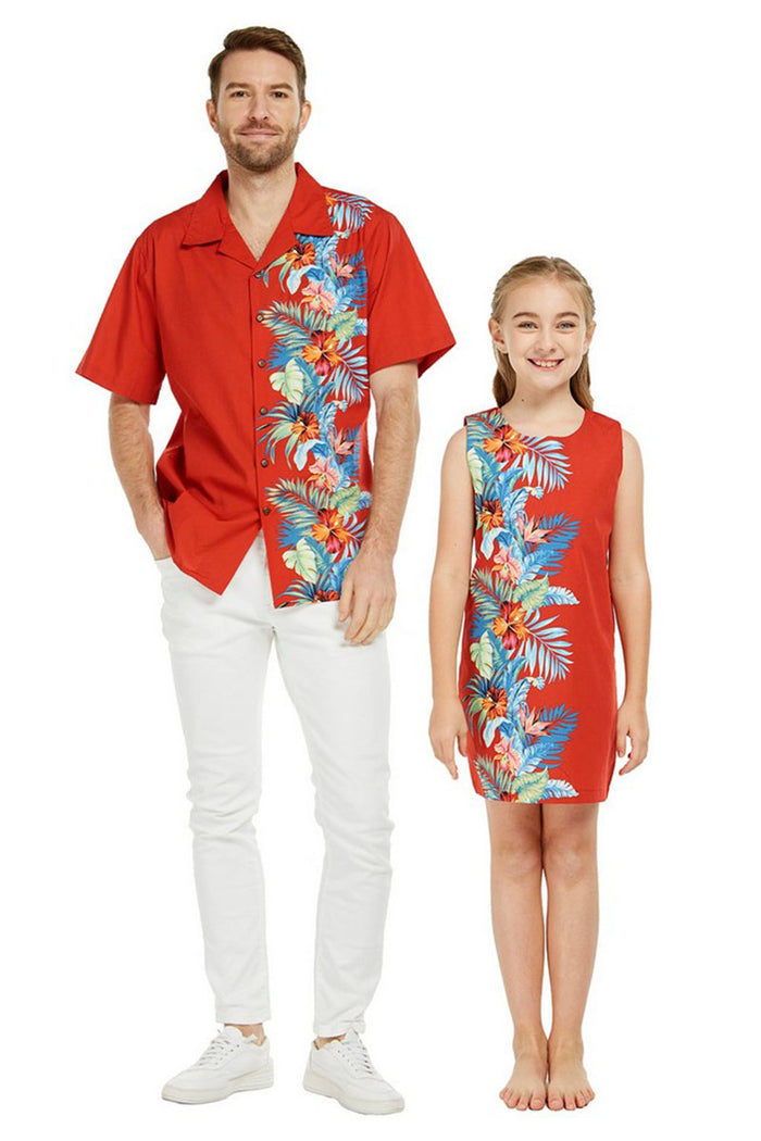 Father Daughter Wai Set in Cotton