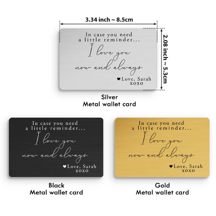 Father’s Day Wallet Card | 1st Fathers Day Gift