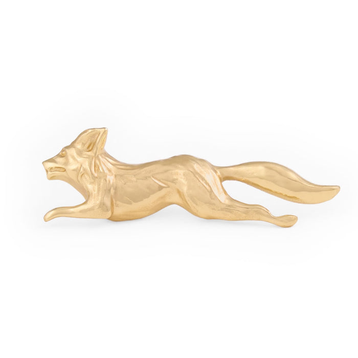 Felicity Fox Brooch Brass Brooch