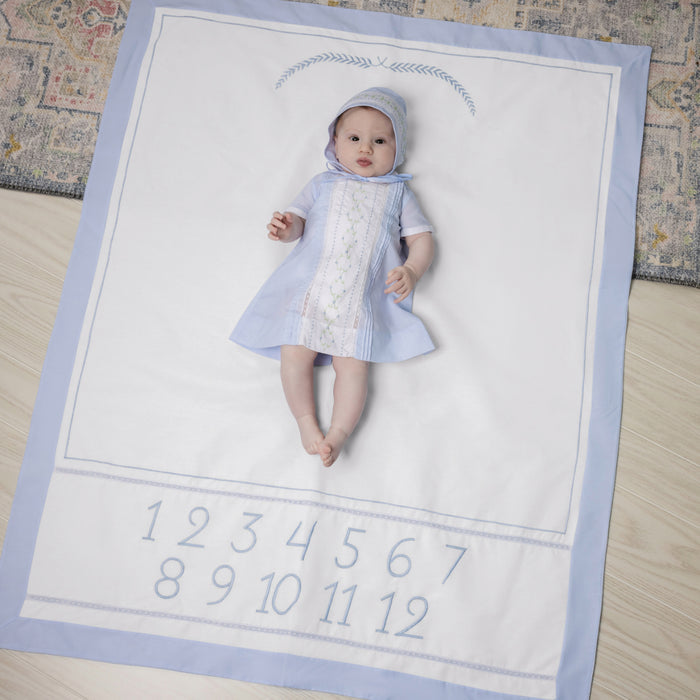 Feltman Monthly Milestone Blanket Blue