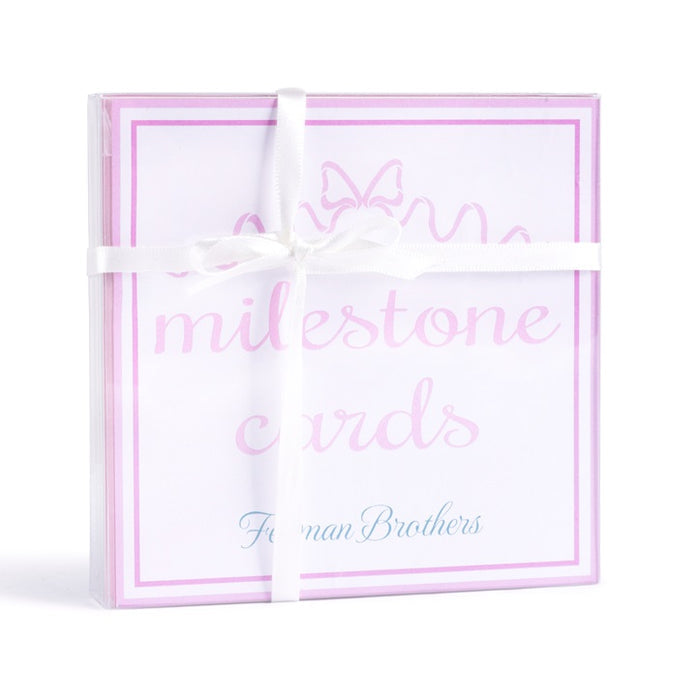 Feltman Monthly Milestone Cards Pink