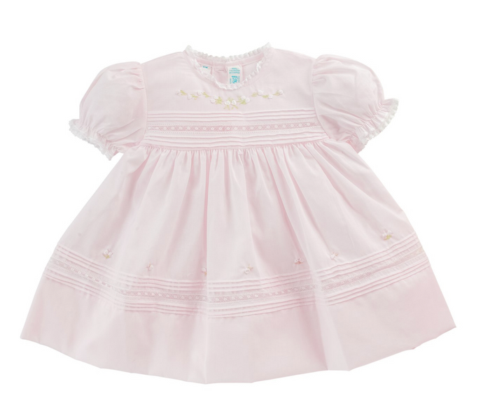Feltman Pink Floral Bullions Dress