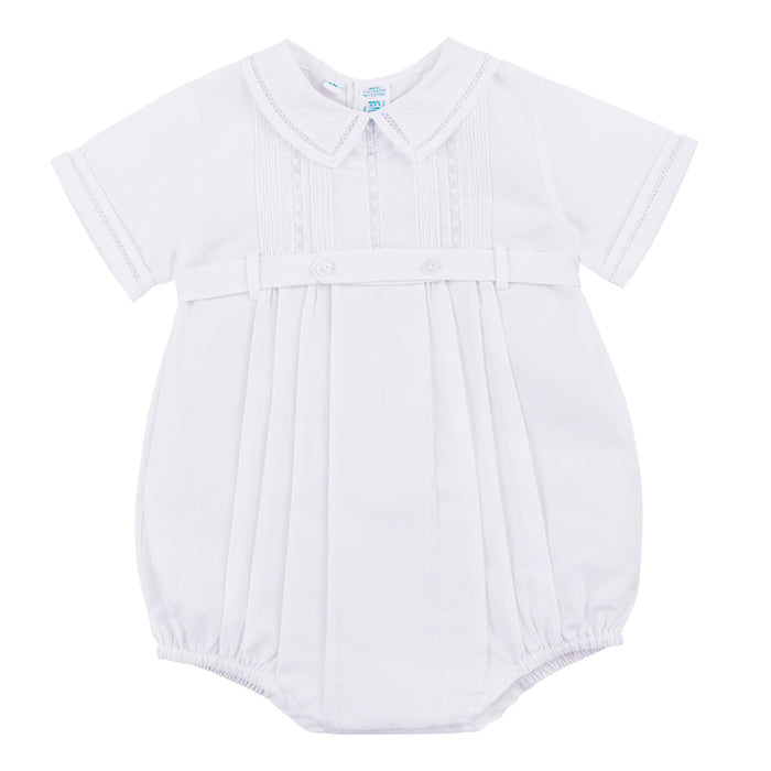 Feltman White Lace Button Belt Creeper