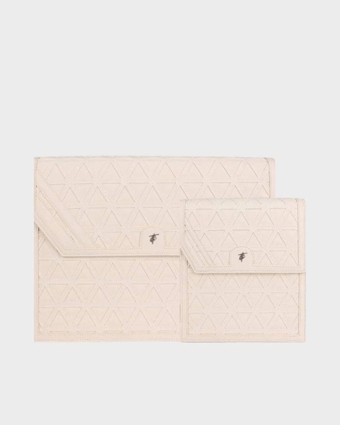 Woven Harmony Set in Cream White