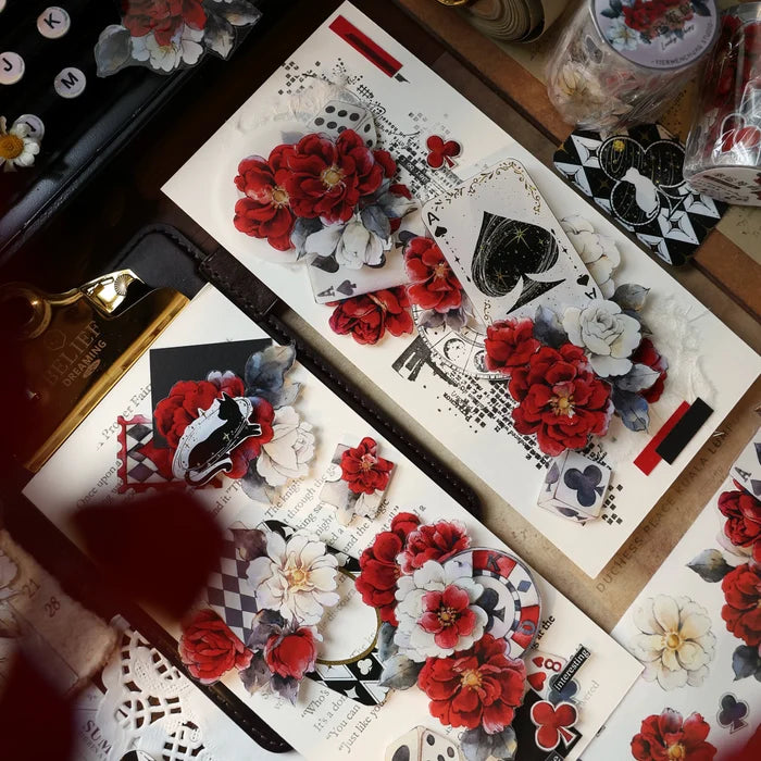 Floral Decorative Tape Rolls- Fortunate Chip
