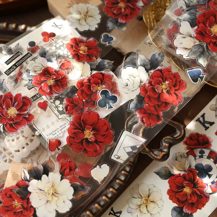 Floral Decorative Tape Rolls- Fortunate Chip