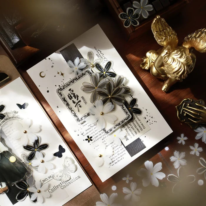 Floral Decorative Tape Rolls- Nocturne Canto