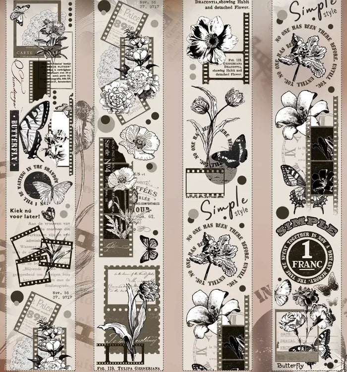 Floral Decorative Tape Rolls- Purebound Flora