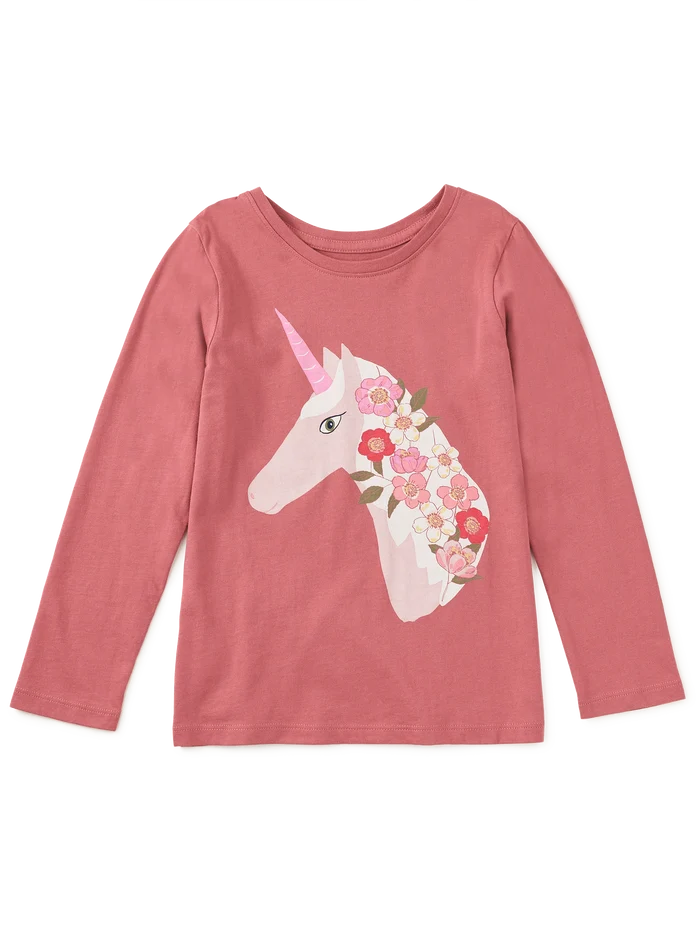 Floral Unicorn Tee