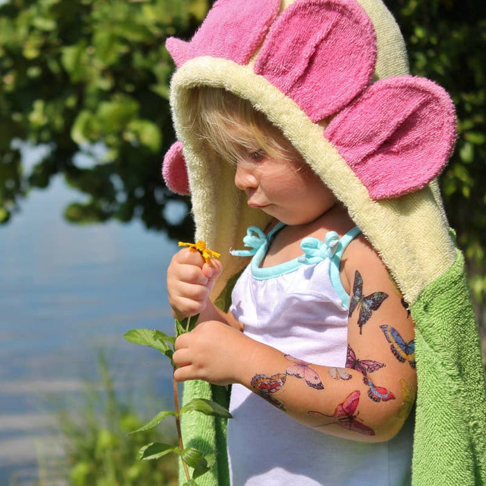 Flower Hooded Towel for Toddlers
