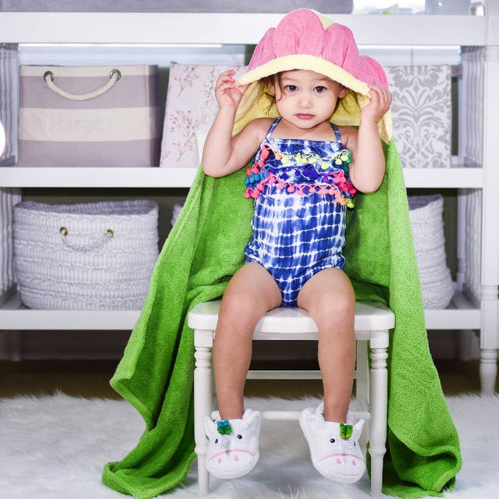 Flower Hooded Towel for Toddlers
