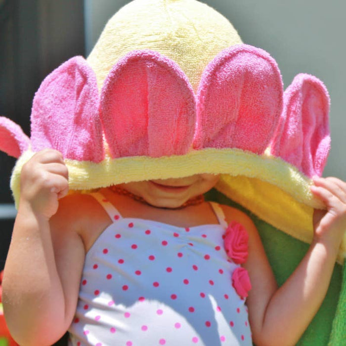Flower Hooded Towel for Toddlers