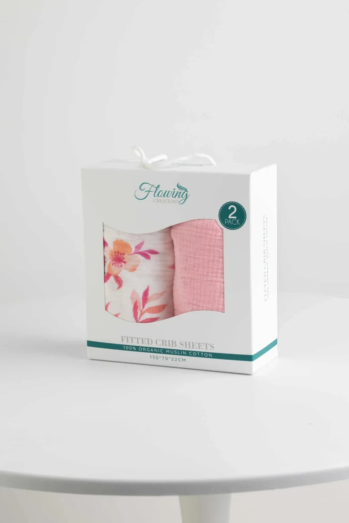 Flowing Creations Crib Sheet Set