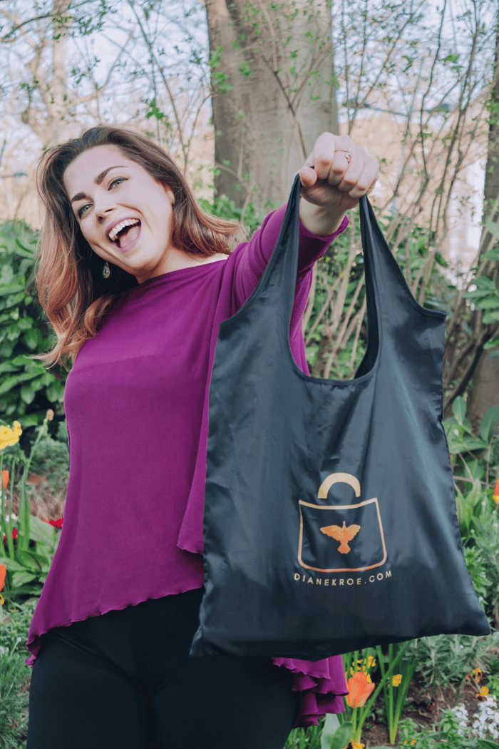 Foldable Tote Accessory from Diane Kroe