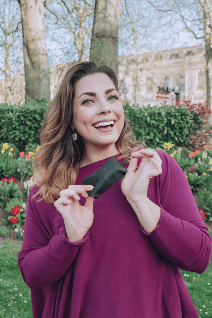 Foldable Tote Accessory from Diane Kroe