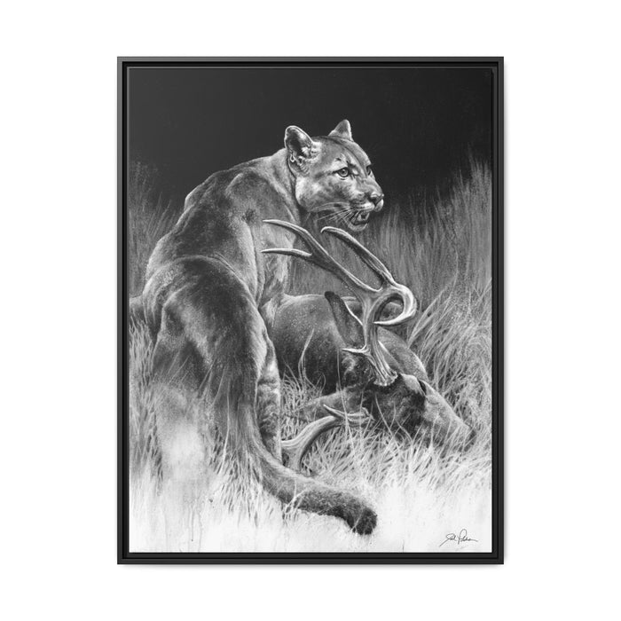 "Food Chain" Framed Canvas