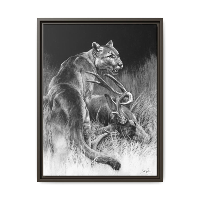 "Food Chain" Framed Canvas