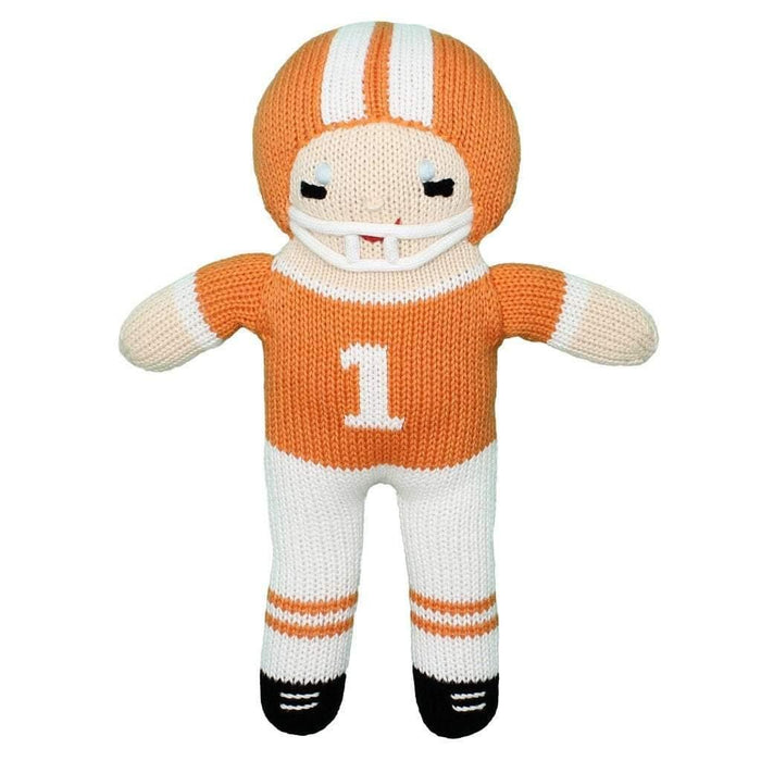 Football Player Knit Rattle