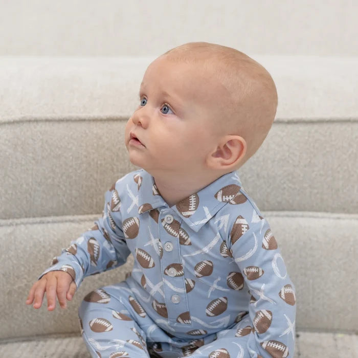 Football Polo Romper